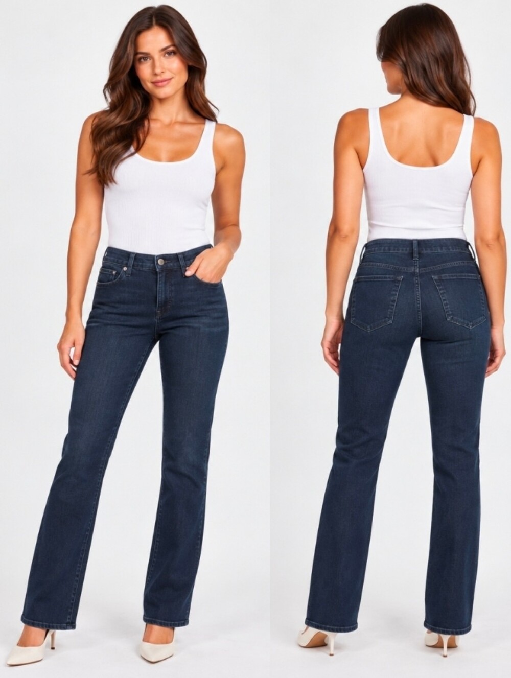 LOFT Modern Fit Boot Cut Jeans Size 4
